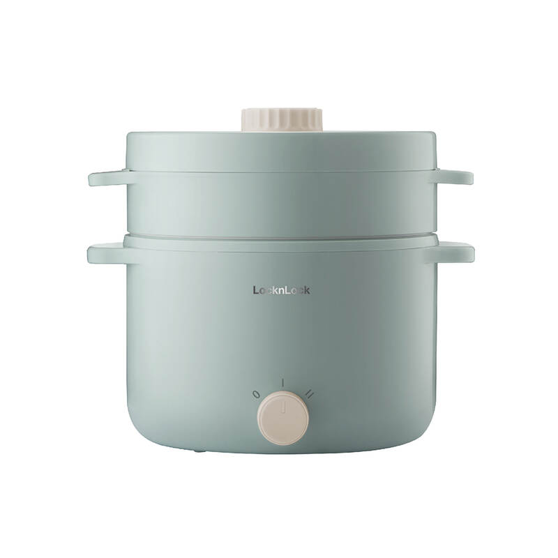 Nồi Điện Đa Năng LocknLock Electric Multi Pot 220V, 50Hz, 600W, 2.0L - Màu Mint - EJP156, , large image number null